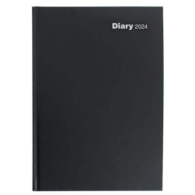 Niceday Diary Appointments 2022 A5 1 Day per page Paper Black