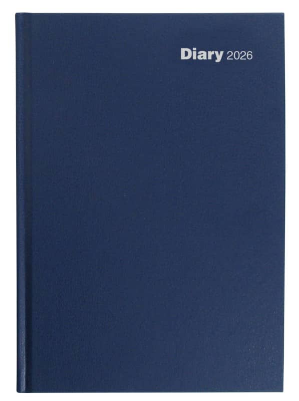 Viking Diary 2026 A5 Week to view English Blue 5108706