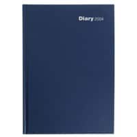 Viking Diary A5 2024 Week to view Portrait Blue English 15.2 x 21.5 cm