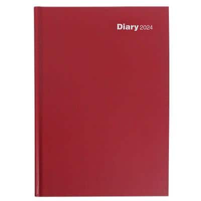Niceday Diary A5 2023 Week to view Portrait Red English 15.2 x 21.5 cm