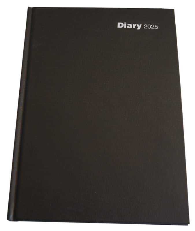 Viking diary 2025 a4 1 day per page black 5108742