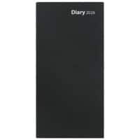 Viking Slimline Diary 2026 Week to view English Black 5108832