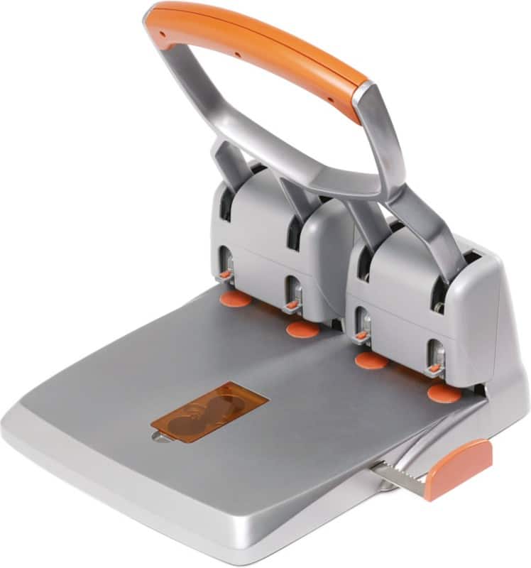 Rapid ABS synthetics, Metal Hole Punch 23223100 Silver, Orange