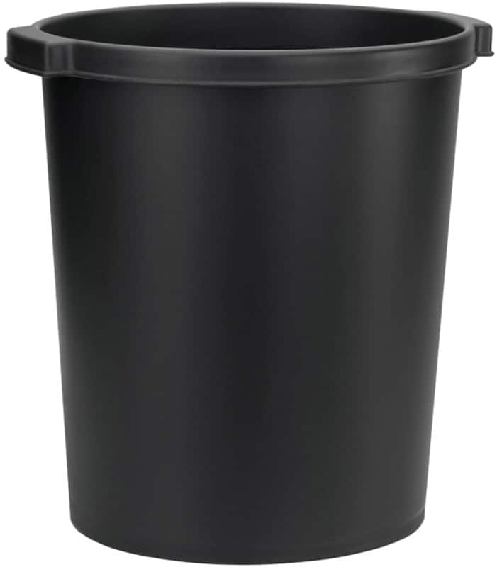 Djois Re-Solution Waste Bin 18 L Black Polypropylene