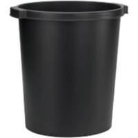 Djois Re-Solution Waste Bin 18 L Black Polypropylene