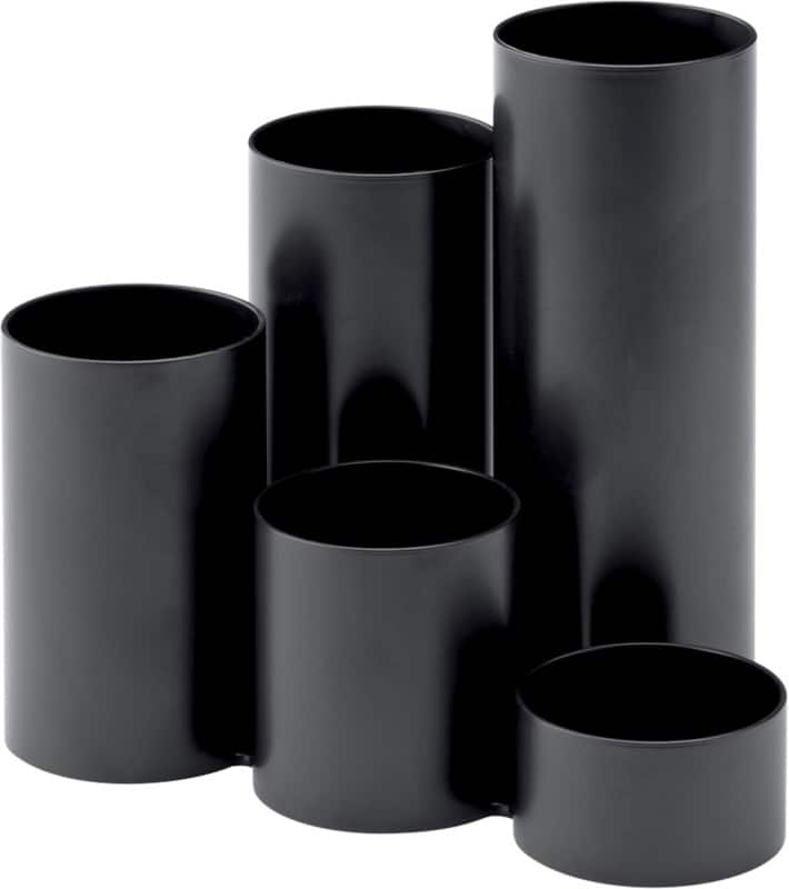 Djois Pencil Pot 2299189900 Polypropylene Black 13.5 x 13 cm