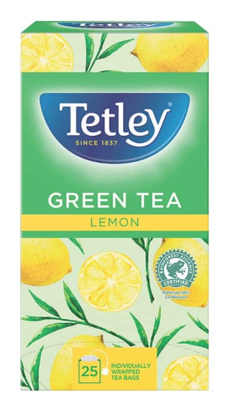 Tetley Green Tea Bags Lemon Pack of 25