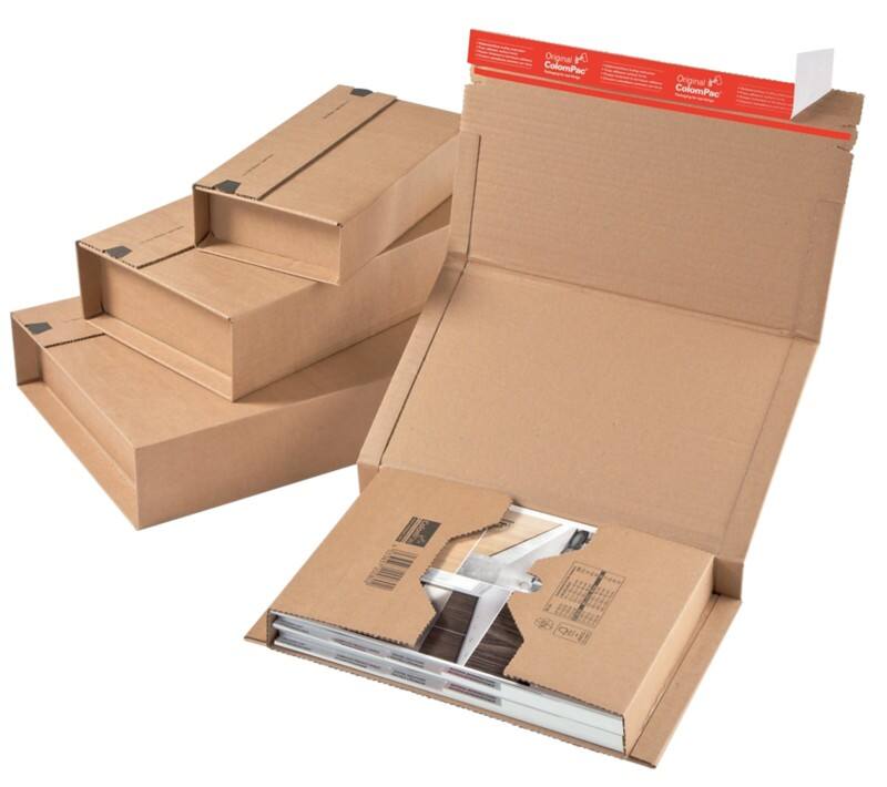 ColomPac Shipping Box Cardboard 165 (W) x 271 (D) x 75 (H) mm Brown