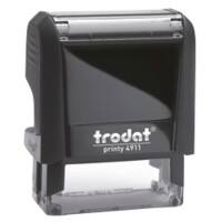 Trodat Custom Text Stamp 4911 Black 2.2 x 2.2 x 5.8 cm