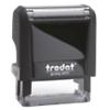 Trodat Custom Text Stamp 4911 Black 2.2 x 2.2 x 5.8 cm