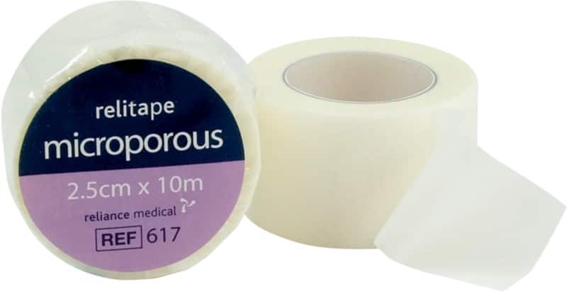 Reliance Medical Microporous Tape 617 2.5 cm Pack of 12
