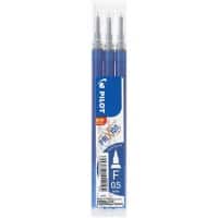 Pilot FriXion Point Rollerball Pen Refill 0.25 mm Blue Pack of 3