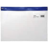 Snopake Zip Bag 12804 A4+ Blue Polyethylene 37 x 26 cm