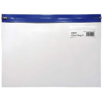 Snopake Zip Lock Bags 12804 A4+ Zip PP (Polypropylene) 37 (W) x 26 (H) cm Blue