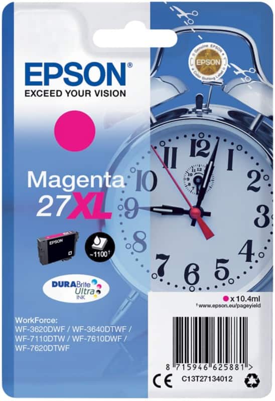 Epson 27XL Original Ink Cartridge C13T27134012 Magenta