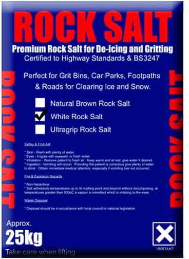 Dandy's Rock Salt White Pack of 20
