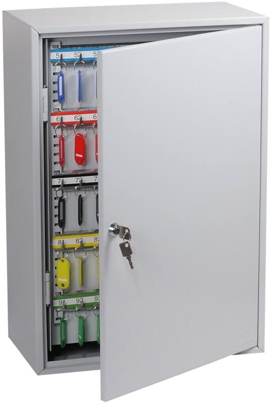Phoenix Commercial Key Cabinet with Key Lock and 200 Hooks KC0604K 550 x 380 x 140mm