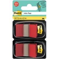 Post-it Index Flags 25.4 x 43.2 mm Red 50 x 2 Pack