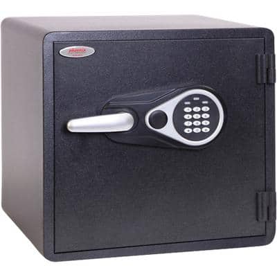 Phoenix Water, Fire & Security Safe with Electronic Lock FS1292E 35L 460 x 470 x 480 mm Black