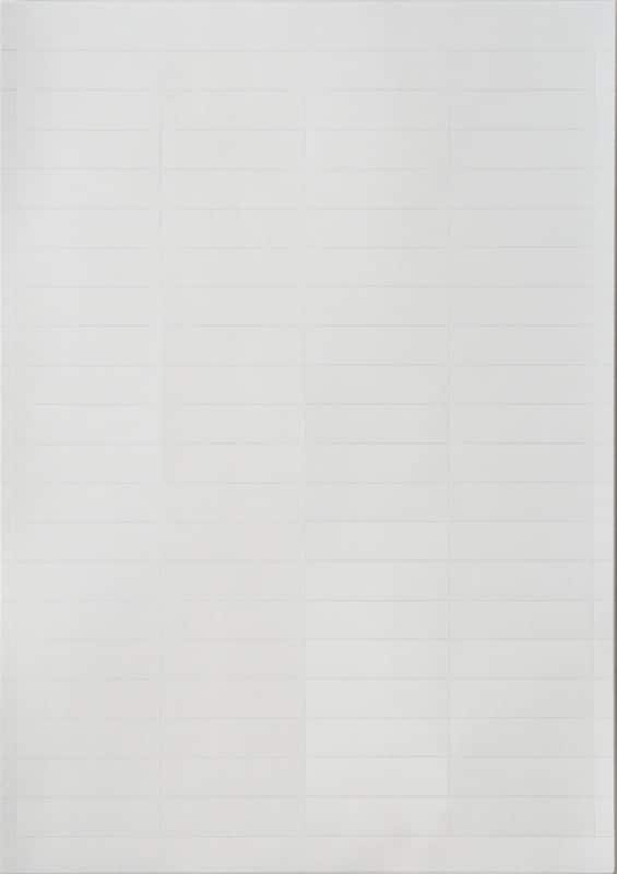 File Tab Inserts White Cardboard 6.5 x 1 cm Pack of 50