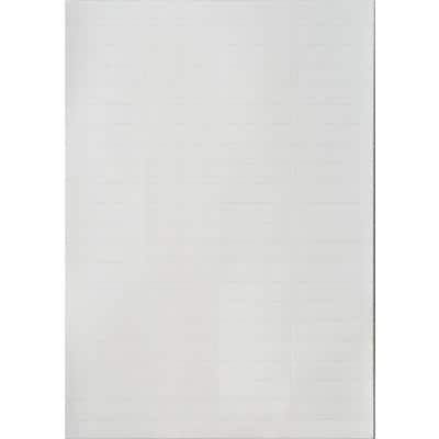 File Tab Inserts White Cardboard 6.5 x 1 cm Pack of 50