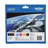 Brother LC985VALBP Original Ink Cartridge Black, Cyan, Magenta, Yellow Pack of 4 Multipack