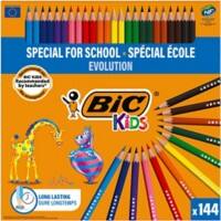 BIC Colouring Pencils 887830 Assorted Pack of 144