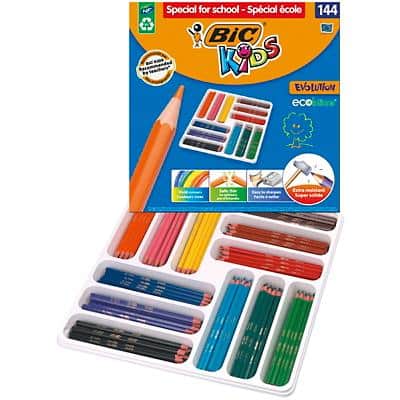 BIC Colouring Pencils 887830 Assorted Pack of 144