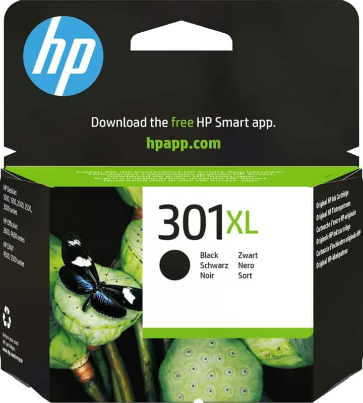 Multipack compatible hp 301 xl noir + couleur (5 cartouches)