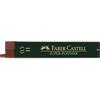 Faber-Castell Pencil Leads Refill Super Polymer 0.5 mm H Black Pack of 12