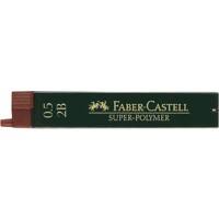 Faber-Castell Pencil Leads Refill Super Polymer 0.5 mm 2B Grey Pack of 12