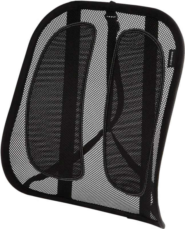 Fellowes Mesh Back Rest Fabric Office Suites Black