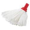 Exel Mop Head Big White & Red Pack of 10