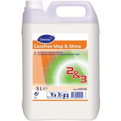 Carefree Mop and Shine Floor Polish 5L Pack of 2