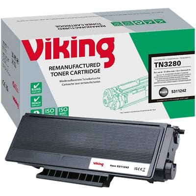 Viking TN-3280 Compatible Brother Toner Cartridge Black