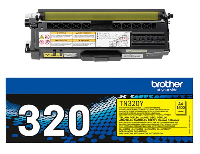 Brother TN-320Y Original Toner Cartridge Yellow