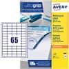 Avery 3666 Multipurpose Labels Self Adhesive 38.1 x 21.2 mm White 100 Sheets of 65 Labels