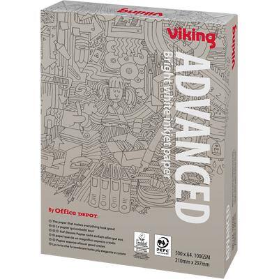 Viking A4 Copy Paper 100 gsm Smooth White 500 Sheets