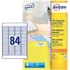 Avery L7656-25 Mini Multipurpose Labels Self Adhesive 46 x 11.1 mm White 84 Sheets of 25 Labels