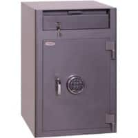 Phoenix Cash Deposit Safe  Size 3 with Electronic Lock 92L SS0998ED 760 x 510 x 510mm Graphite Grey