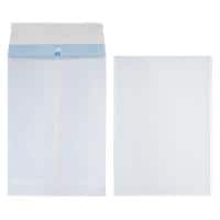 Premium Secure Non Standard Gusset Envelopes 250 x 350 mm Peel and Seal Plain 125gsm White Pack of 20