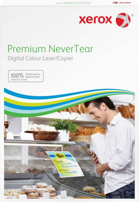 Xerox Premium NeverTear Printer Paper 160 gsm A4 Matt White 100 Sheets