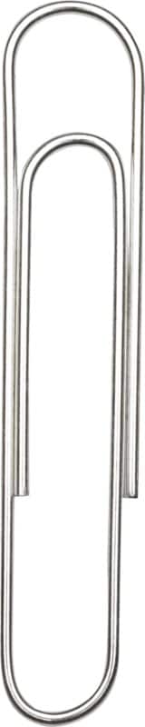 Viking Paper Clips Round 50mm Silver Pack of 100