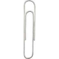 Viking Paper Clips Round 50mm Silver Pack of 100