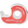 Office Depot Tape + Dispenser Clear Invisible 19 x 52 x 52mm