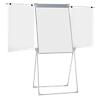 Office Depot Freestanding Flipchart Easel with Adjustable Height Management 70 x 100cm Silver