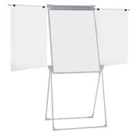 Office Depot Freestanding Flipchart Easel with Adjustable Height Management 70 x 100cm Silver