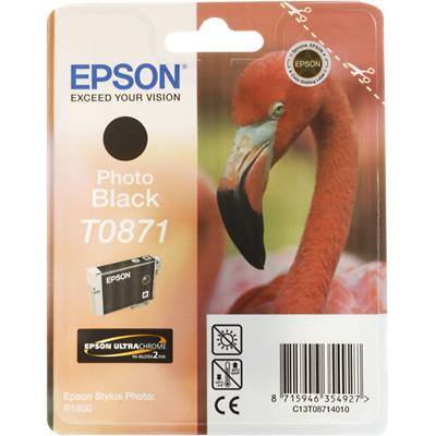 Epson T0871 Original Ink Cartridge C13T08714010 Photo Black