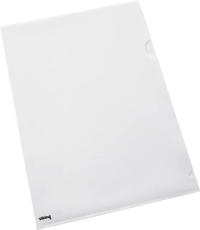 Viking Cut Flush Folder A4 Transparent PP (Polypropylene)  100 microns Pack of 100