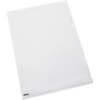 Office Depot Cut Flush Folder A4 Transparent PP (Polypropylene) Recycled 60% 100 Microns Pack of 100